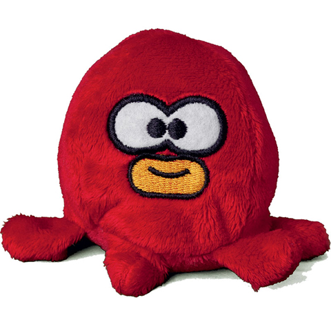 Peluche pieuvre rouge - 7 cm - Essuie-écran - Schmoozie Peluche pieuvre rouge - 7 cm - Essuie-écran - Schmoozie