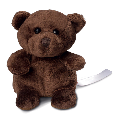 Peluche ours brun - 12 cm - Essuie-écran Peluche ours brun - 12 cm - Essuie-écran
