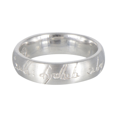 Anneau elfique argent brossé - taille unique Anneau elfique argent brossé - taille unique