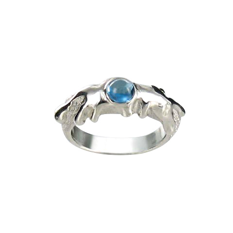 Gourmandise Topaze bleue - Bague Gourmandise Topaze bleue - Bague