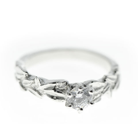 Couronne d’Olivier - Bague solitaire Lumière Couronne d’Olivier - Bague solitaire Lumière
