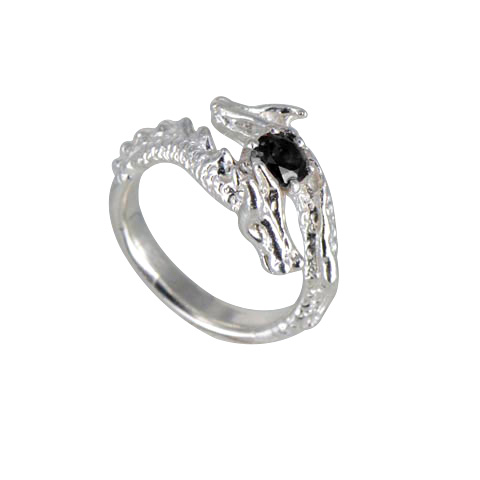 Bague dragons amoureux - Ombre Bague dragons amoureux - Ombre