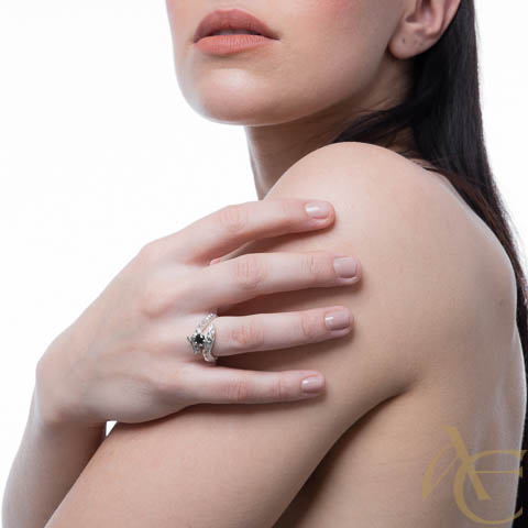 Bague dragons amoureux - Ombre Bague dragons amoureux - Ombre