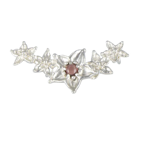 Bouquet de fleurs - Grenat - Pendentif Bouquet de fleurs - Grenat - Pendentif