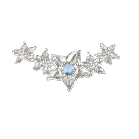 Bouquet de fleurs - Topaze bleue - Pendentif Bouquet de fleurs - Topaze bleue - Pendentif