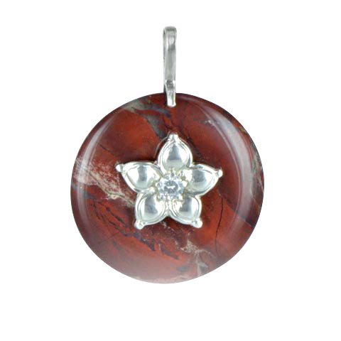 Disque de Jaspe Earinya - Pendentif Disque de Jaspe Earinya - Pendentif