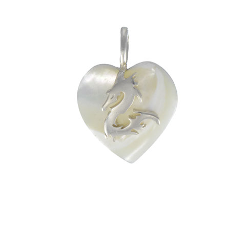 Coeur de Sylve - Dragon Nacre - Pendentif Coeur de Sylve - Dragon Nacre - Pendentif