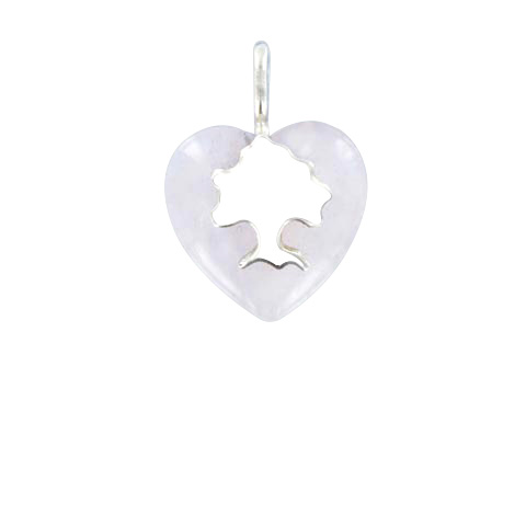 Coeur de Sylve - Sylvoe Quartz Rose- Pendentif Coeur de Sylve - Sylvoe Quartz Rose- Pendentif