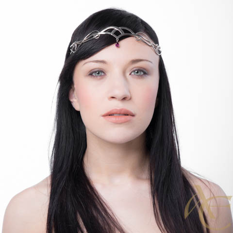 Diadème de Gemma - pierre naturelle Grenat Diadème de Gemma - pierre naturelle Grenat