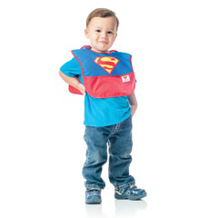 SUPER BAVOIR avec cape amovible Superman