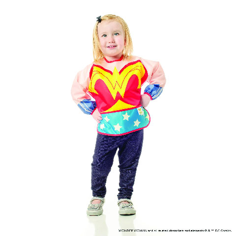 Bavoir-tablier déguisement Wonder Woman Bavoir-tablier déguisement Wonder Woman