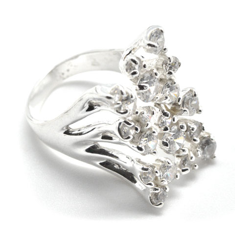 Multitude - bague argent 925ème et oxyde zirconium Multitude - bague argent 925ème et oxyde zirconium