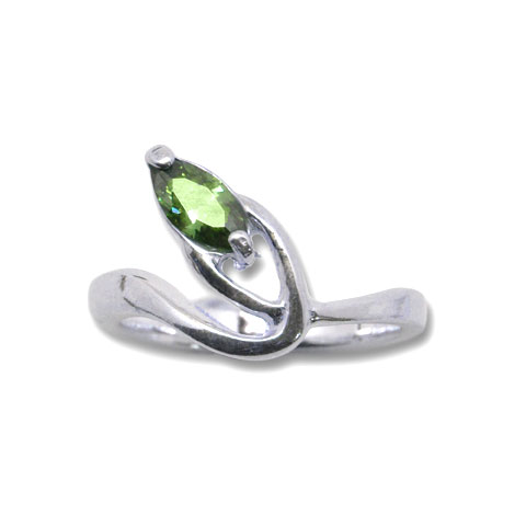 Volute - bague argent 925ème et oxyde zirconium Volute - bague argent 925ème et oxyde zirconium