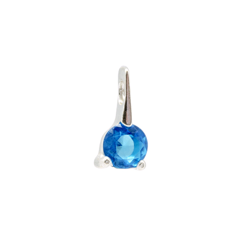 Intense - pendentif argent 925ème et strass bleu Intense - pendentif argent 925ème et strass bleu