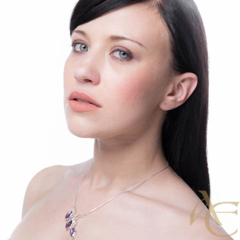 Chatoyant - collier argent 925ème et oxyde zirconium Chatoyant - collier argent 925ème et oxyde zirconium