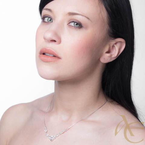 Intense - collier argent 925ème et oxyde zirconium Intense - collier argent 925ème et oxyde zirconium