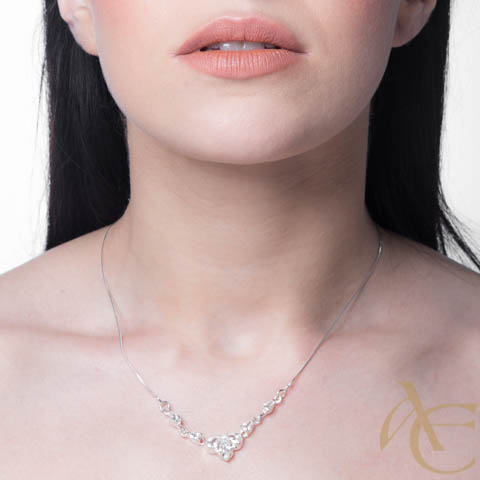 Intense - collier argent 925ème et oxyde zirconium Intense - collier argent 925ème et oxyde zirconium