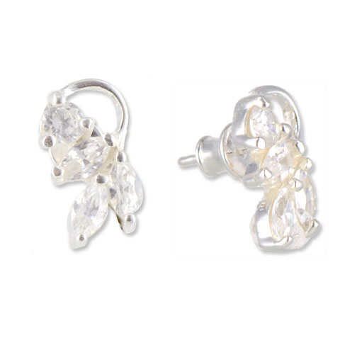 Intense - boucles d’oreilles argent 925ème et oxyde zirconium Intense - boucles d’oreilles argent 925ème et oxyde zirconium