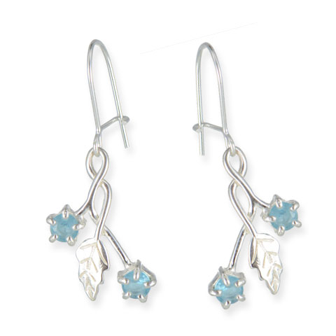 Délicate - boucles d’oreilles argent 925ème et oxyde zirconium Délicate - boucles d’oreilles argent 925ème et oxyde zirconium