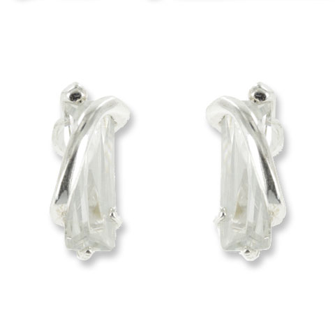 Ardent - boucles d’oreilles argent 925ème et oxyde zirconium Ardent - boucles d’oreilles argent 925ème et oxyde zirconium