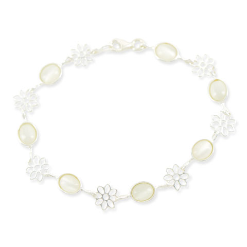 Irisé - bracelet argent 925ème et verre Irisé - bracelet argent 925ème et verre