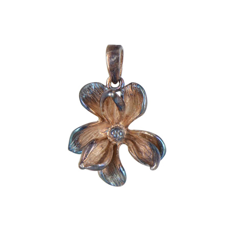 Nature - Magnolia automne - pendentif argent 925ème Nature - Magnolia automne - pendentif argent 925ème
