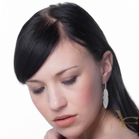 Nature - Plume boucles d’oreilles argent 925ème Nature - Plume boucles d’oreilles argent 925ème