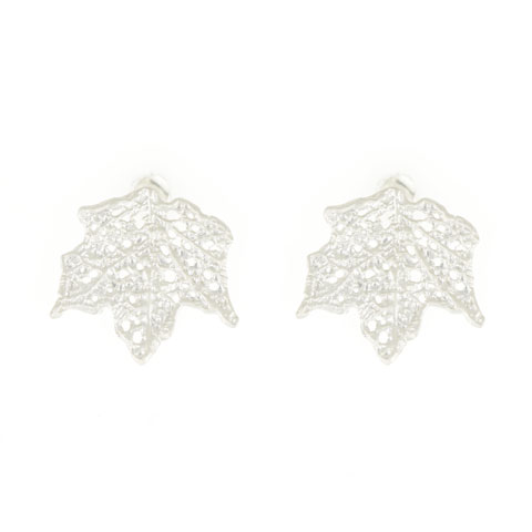 Nature - Vigne - Clous d'oreilles argent 925ème Nature - Vigne - Clous d'oreilles argent 925ème
