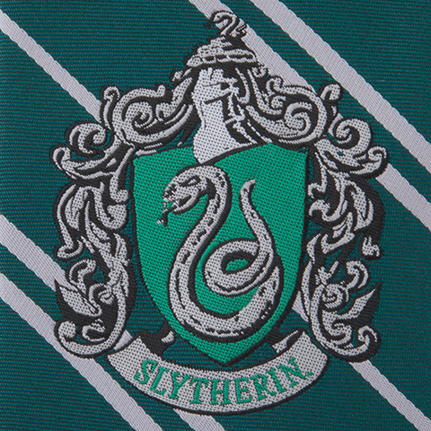 Cravate Serpentard - Logo tissé - Harry Potter Cravate Serpentard - Logo tissé - Harry Potter