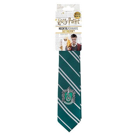 Cravate Serpentard - Logo tissé - Harry Potter Cravate Serpentard - Logo tissé - Harry Potter