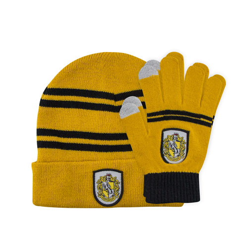 Set Enfant Gants Tactiles & Bonnet - Poufsouffle Set Enfant Gants Tactiles & Bonnet - Poufsouffle