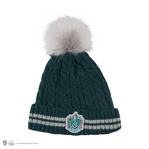 Bonnet à pompon - Serpentard - Harry Potter Bonnet à pompon - Serpentard - Harry Potter