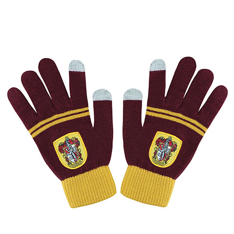 Gants tactiles - Gryffondor pourpre et or - Harry Potter Gants tactiles - Gryffondor pourpre et or - Harry Potter