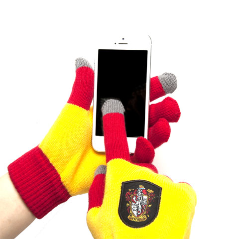 Gants tactiles - Gryffondor rouge et jaune - Harry Potter Gants tactiles - Gryffondor rouge et jaune - Harry Potter