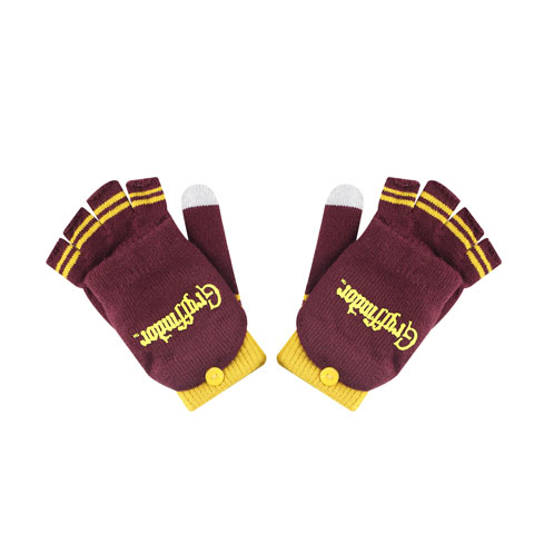 Moufles - Mitaines Gryffondor pourpre et or - Harry Potter Moufles - Mitaines Gryffondor pourpre et or - Harry Potter
