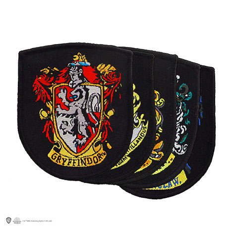 Ecussons Poudlard - lot de 5 Ecussons Poudlard - lot de 5
