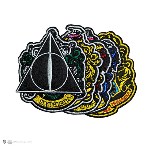 Ecussons Harry Potter édition Deluxe - lot de 6 Ecussons Harry Potter édition Deluxe - lot de 6