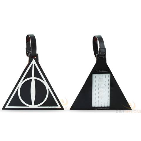 HP - Porte étiquette pour bagage - Logo Les Reliques de la Mort HP - Porte étiquette pour bagage - Logo Les Reliques de la Mort