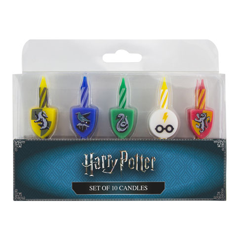 Harry Potter - Set 10 bougies Anniversaire logo Harry potter Harry Potter - Set 10 bougies Anniversaire logo Harry potter