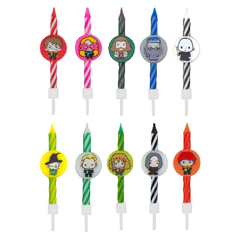 Harry Potter - Set 10 bougies Anniversaire Kawaii Harry Potter - Set 10 bougies Anniversaire Kawaii