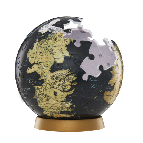 Globe Puzzle Westeros et Essos - 7,5 cm - 60 pcs - Game of Thrones - 4D Cityscape Globe Puzzle Westeros et Essos - 7,5 cm - 60 pcs - Game of Thrones - 4D Cityscape