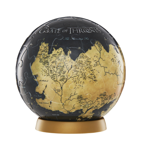 Globe Puzzle Westeros et Essos - 7,5 cm - 60 pcs - Game of Thrones - 4D Cityscape Globe Puzzle Westeros et Essos - 7,5 cm - 60 pcs - Game of Thrones - 4D Cityscape