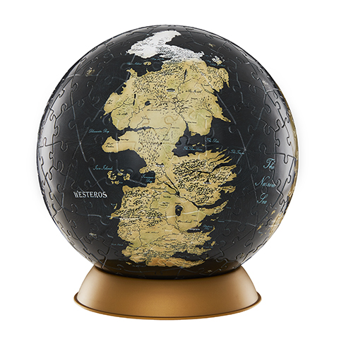 Globe Puzzle Westeros et Essos - 15 cm - 240 pcs - Game of Thrones - 4D Cityscape Globe Puzzle Westeros et Essos - 15 cm - 240 pcs - Game of Thrones - 4D Cityscape