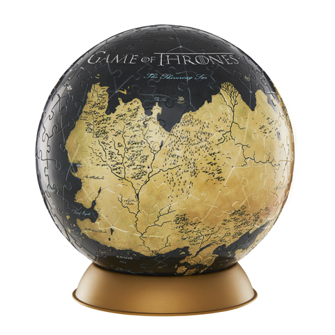 Globe Puzzle Westeros et Essos - 15 cm - 240 pcs - Game of Thrones - 4D Cityscape Globe Puzzle Westeros et Essos - 15 cm - 240 pcs - Game of Thrones - 4D Cityscape
