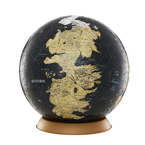 Globe Puzzle Westeros et Essos - 22,5 cm - 540 pcs - Game of Thrones - 4D Cityscape Globe Puzzle Westeros et Essos - 22,5 cm - 540 pcs - Game of Thrones - 4D Cityscape
