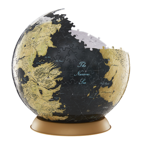 Globe Puzzle Westeros et Essos - 22,5 cm - 540 pcs - Game of Thrones - 4D Cityscape Globe Puzzle Westeros et Essos - 22,5 cm - 540 pcs - Game of Thrones - 4D Cityscape