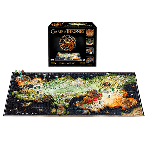 Puzzle Carte Essos - 1350 pcs - Game of Thrones - 4D Cityscape Puzzle Carte Essos - 1350 pcs - Game of Thrones - 4D Cityscape