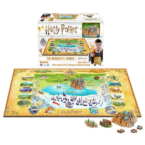 Puzzle The Wizarding World - 892 pcs - Harry Potter - 4D Cityscape Puzzle The Wizarding World - 892 pcs - Harry Potter - 4D Cityscape