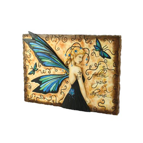 Jessica Galbreth - plaque murale- Follow Your Dreams Jessica Galbreth - plaque murale- Follow Your Dreams