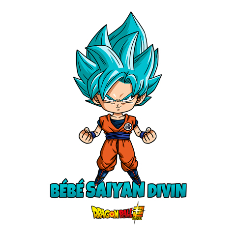 Bébé super Saiyan Divin Goku - Dragon Ball Super